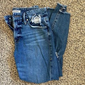 Distressed Good American Jeans